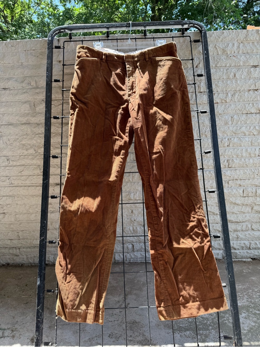 J. Crew Men's Corduroy Pants in Rich Brown